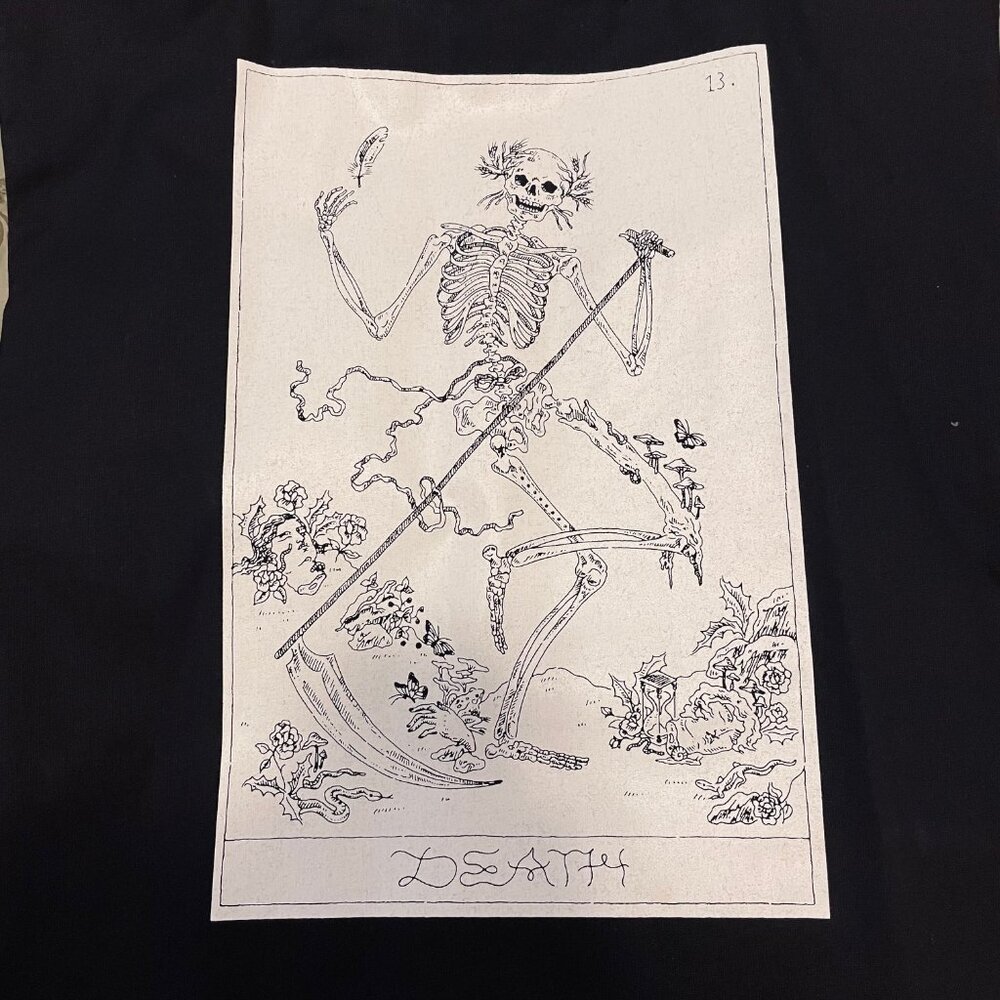 Death Tarot Card Tote Bag